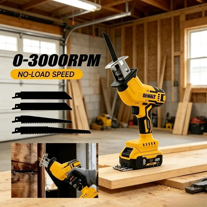 Pole Saw Cordless - Dewalt Brushless Reciprocating Saw 2800RPM Multifunctional