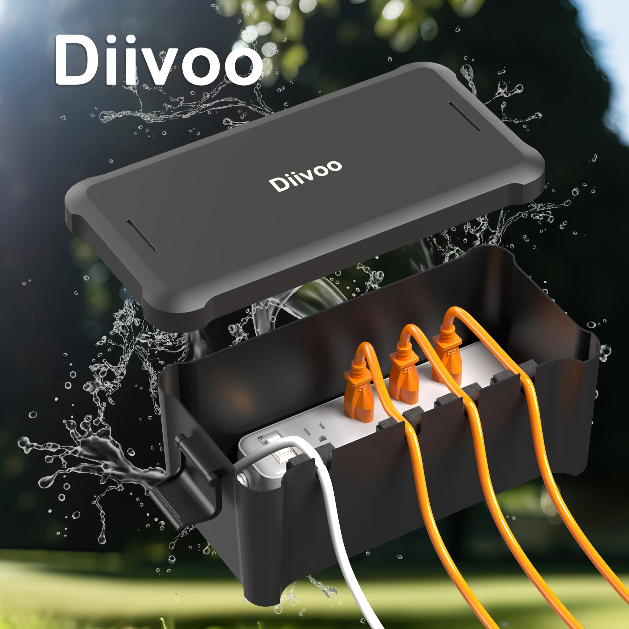 Outdoor Power Outlet Extension - Diivoo Outdoor Waterproof Electrical Box Outside