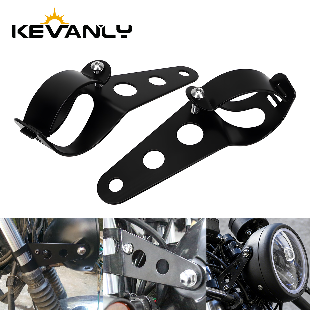 Outdoor Power New Roads - 28-36mm 35-43mm Motorcycle Headlight Mount Bracket