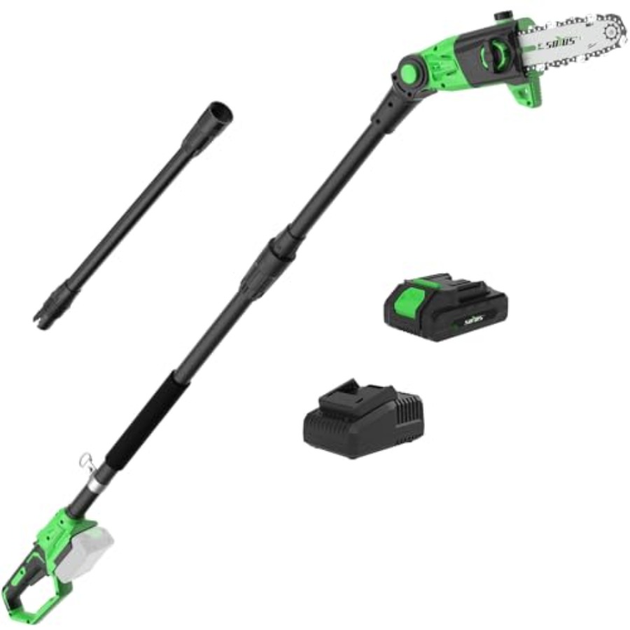 Pole Saw Cordless - Pole Saw 8Inch Cordless 15Foot Max