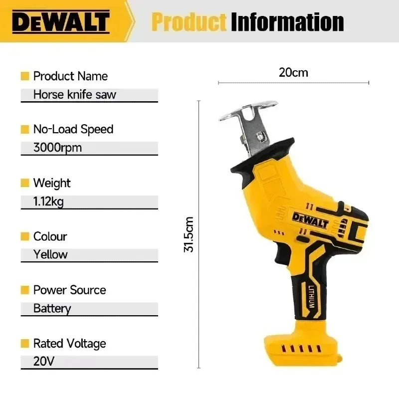 Dewalt Brushless Reciprocating - Pole Saw Cordless recensie en prijs