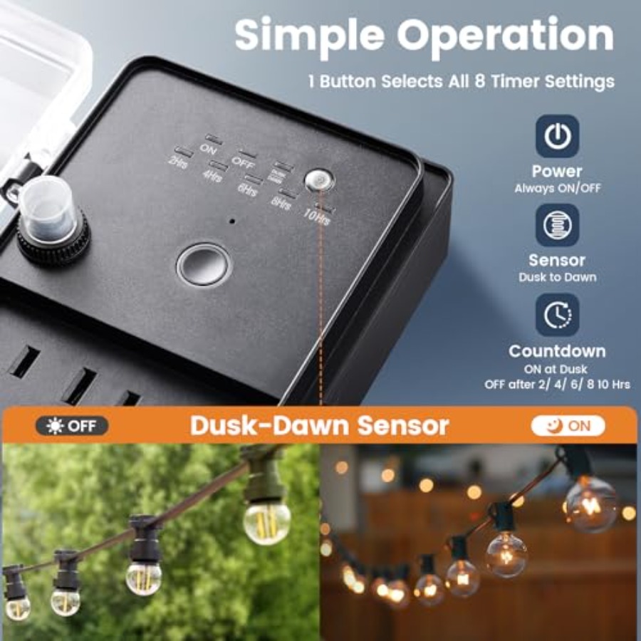 Outdoor Power Stake Dusk to Da - Outdoor Power Outlet Extension recensie en prijs