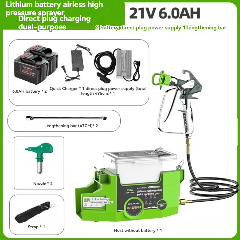 Portable Airless Sprayer Lithi - Electric Sprayer Backpack recensie en prijs