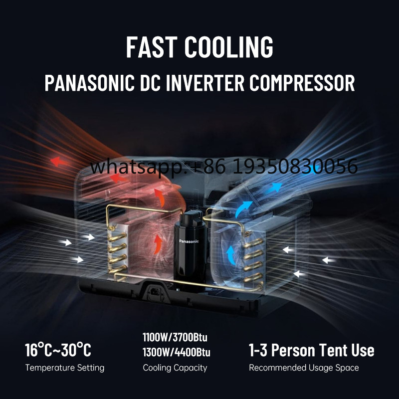 Portable 110V Mini Air Conditi - Outdoor Power New Roads recensie en prijs