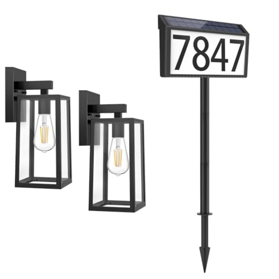 2-Pack Outdoor Wall Sconce Wat - Outdoor Power House recensie en prijs