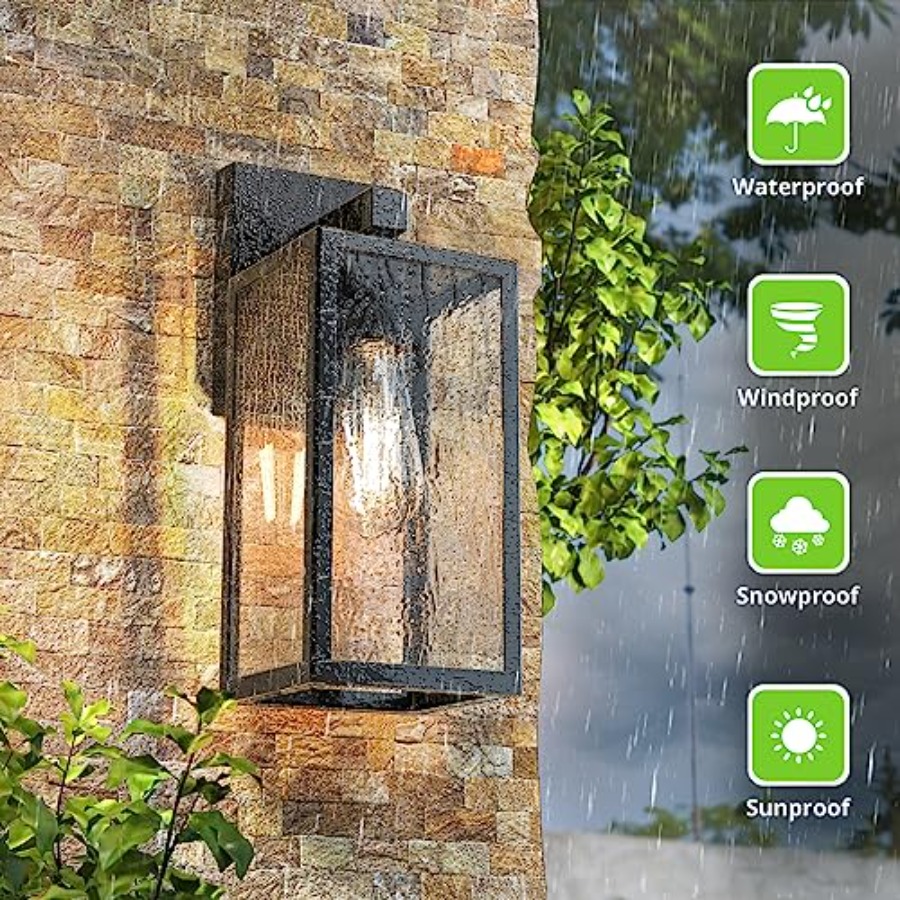 2-Pack Outdoor Wall Sconce Wat - Outdoor Power House recensie en prijs
