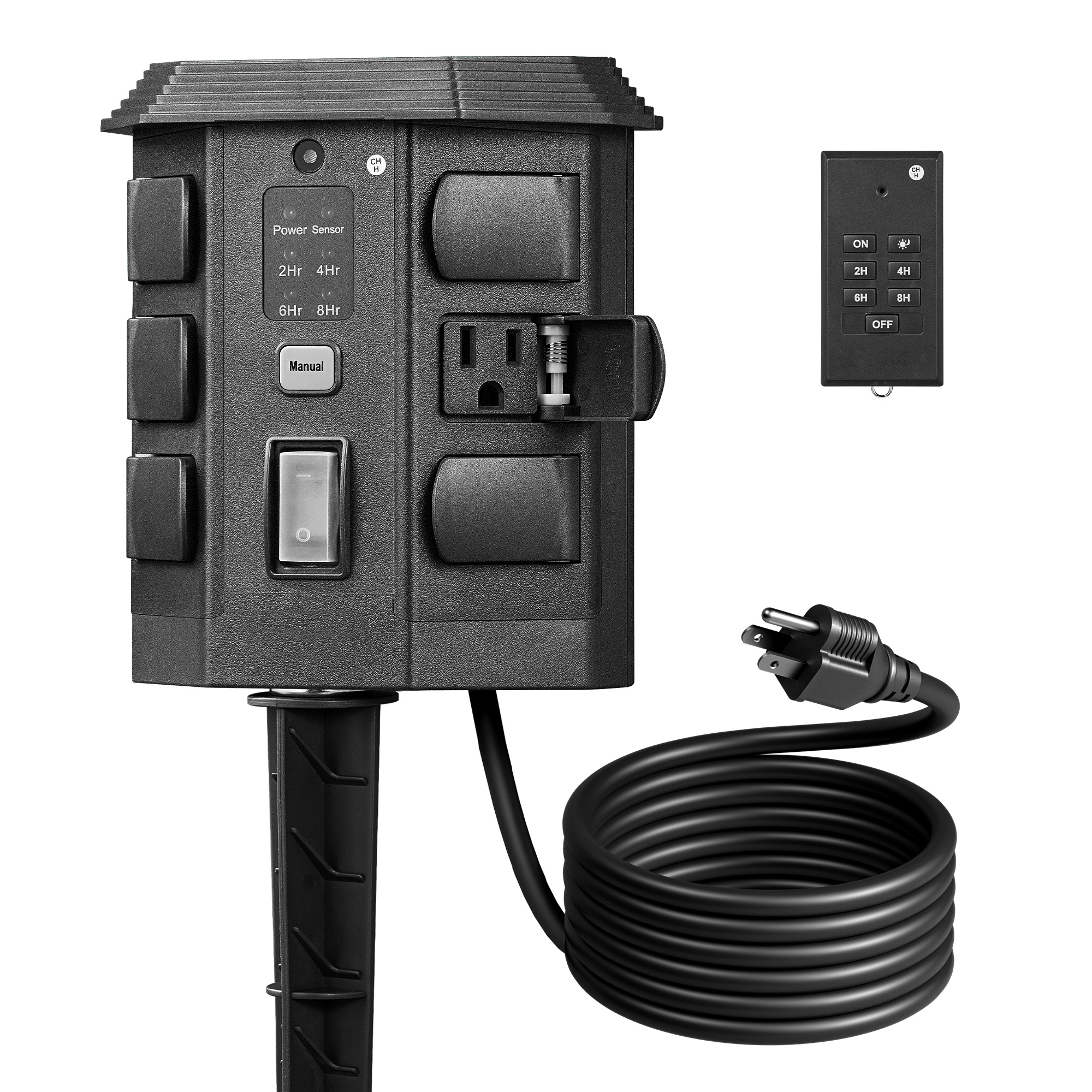 Outdoor Power Stake Timer, Out - Outdoor Power Outlet Extension recensie en prijs