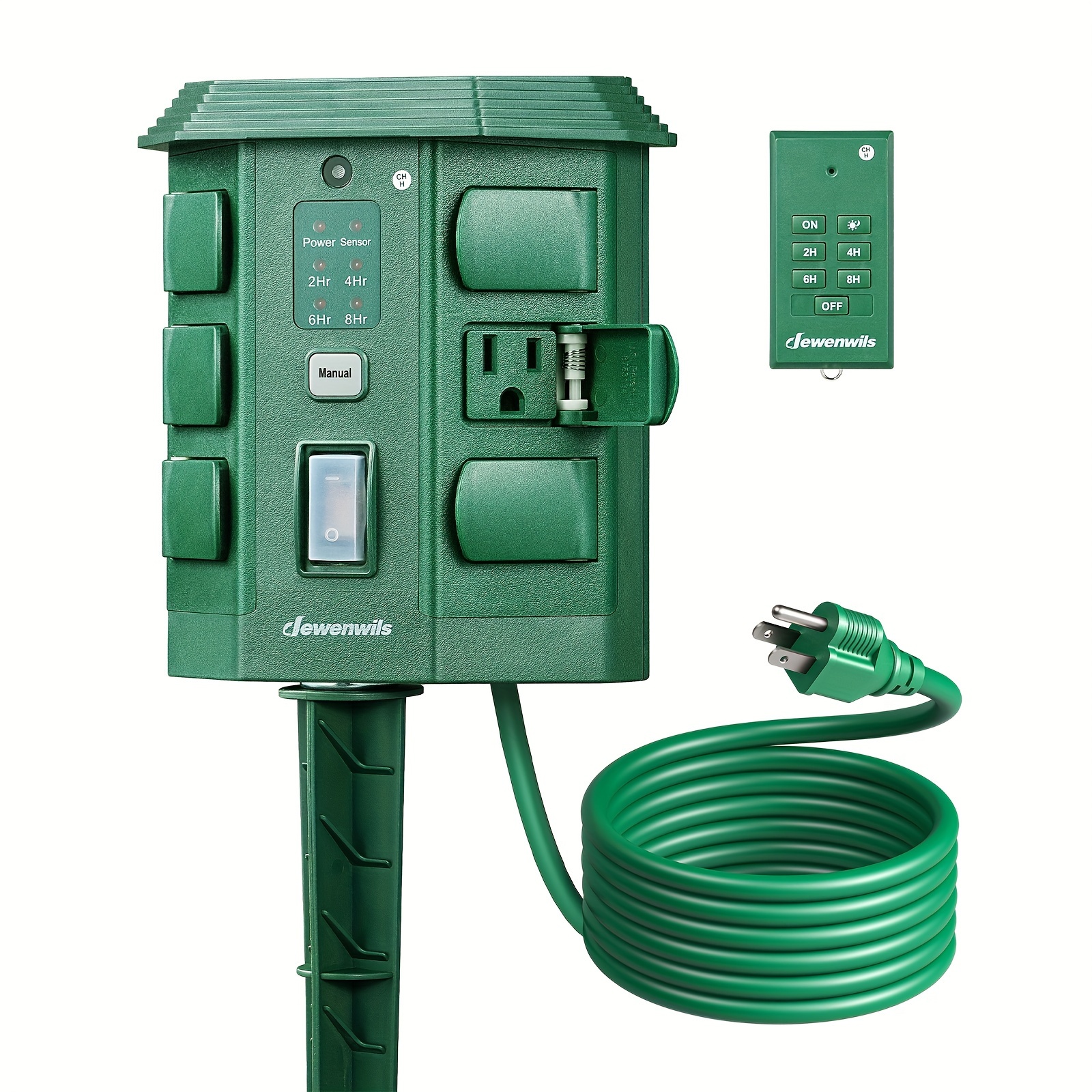 Outdoor Power Stake Timer, Out - Outdoor Power Outlet Extension recensie en prijs