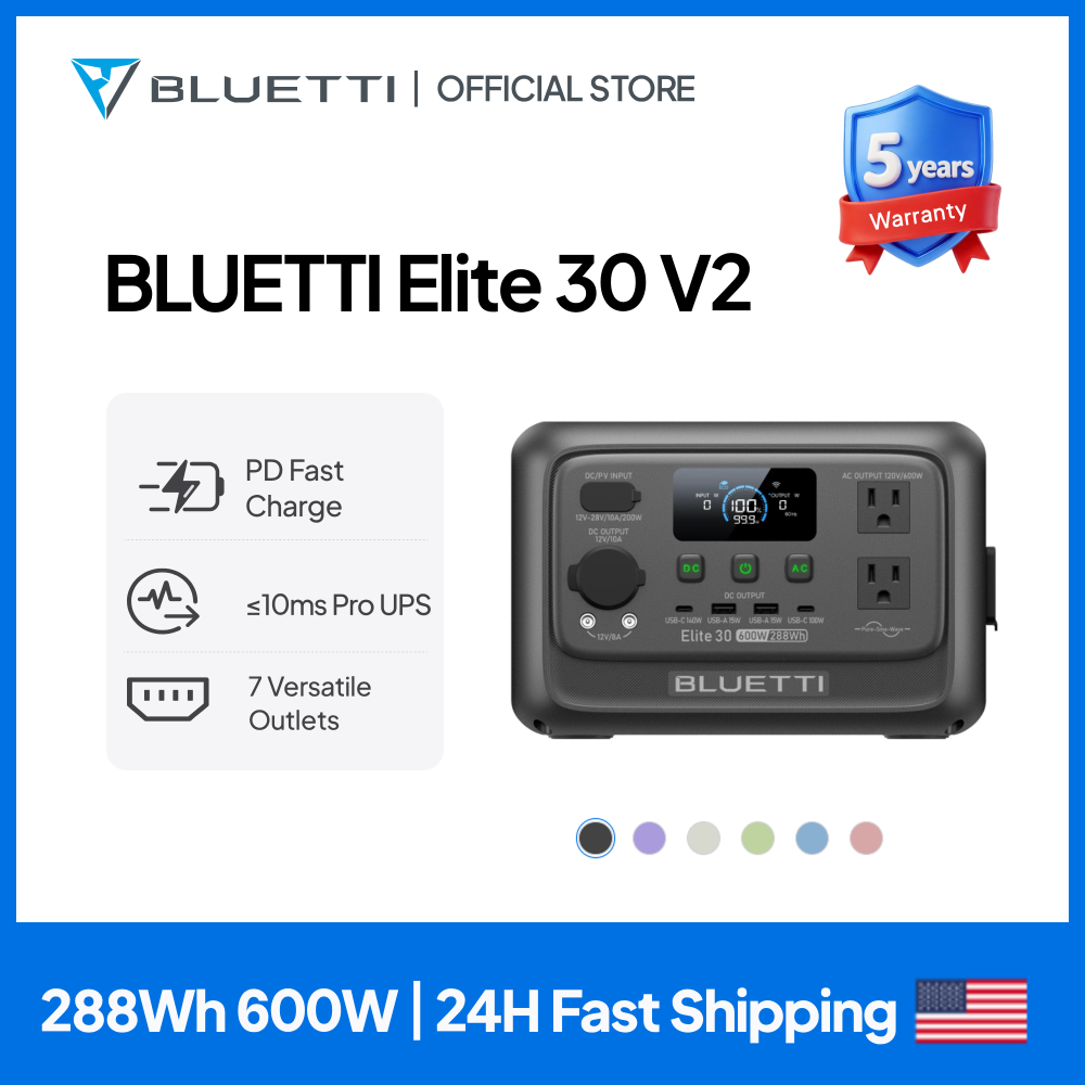 【Renew】BLUETTI Elite 30 V2 Por - Outdoor Power Generator recensie en prijs