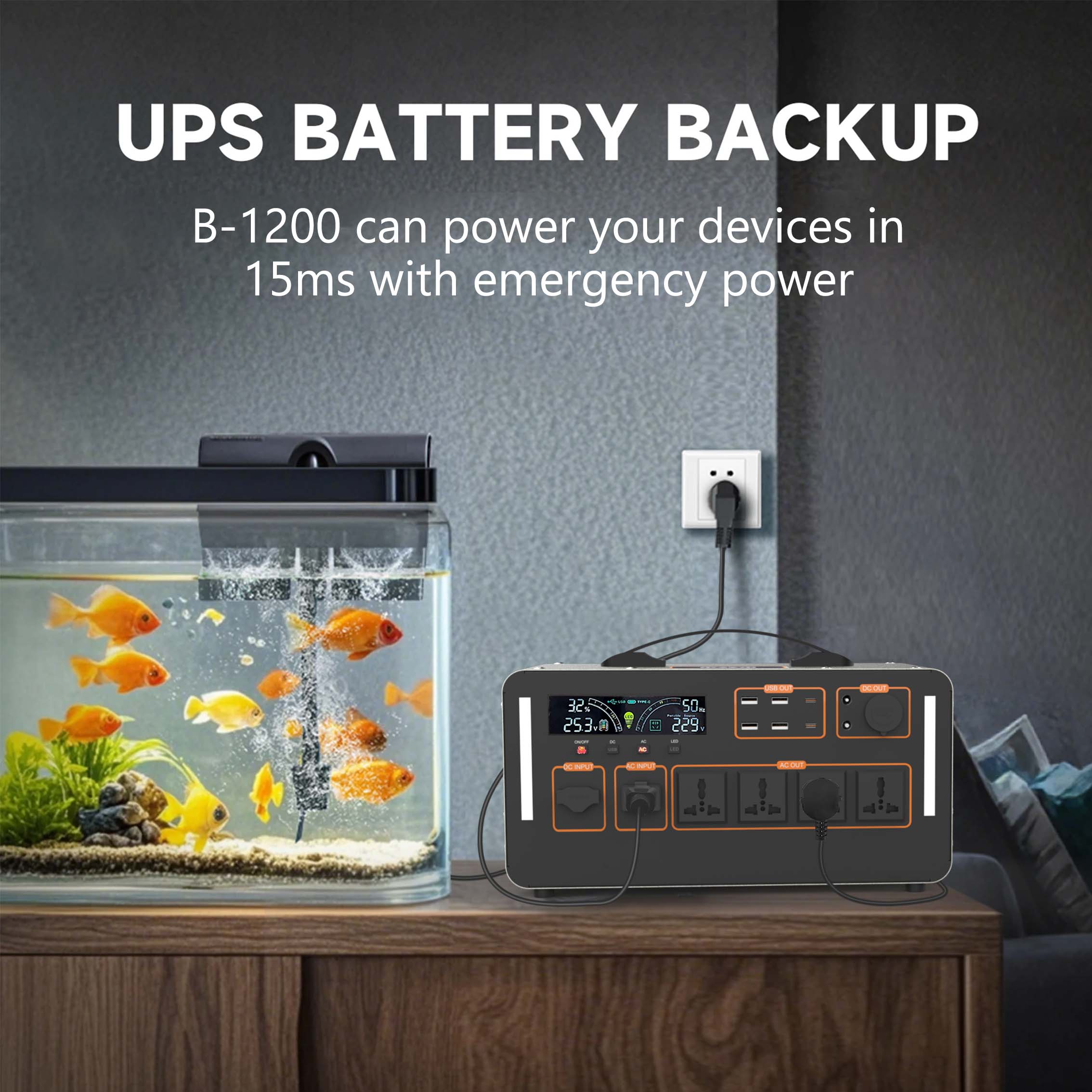 1500W Solar Portable Power Sta - Outdoor Uninterruptible Power Supply recensie en prijs