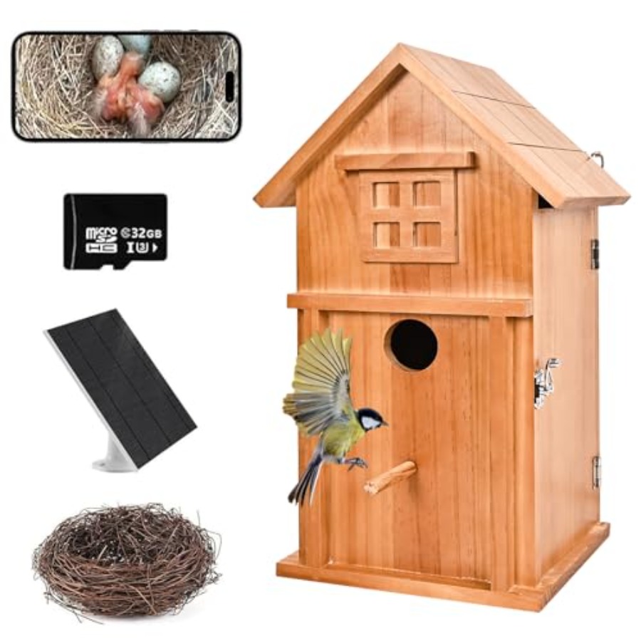 Bird House with Camera Solar P - Outdoor Power House recensie en prijs