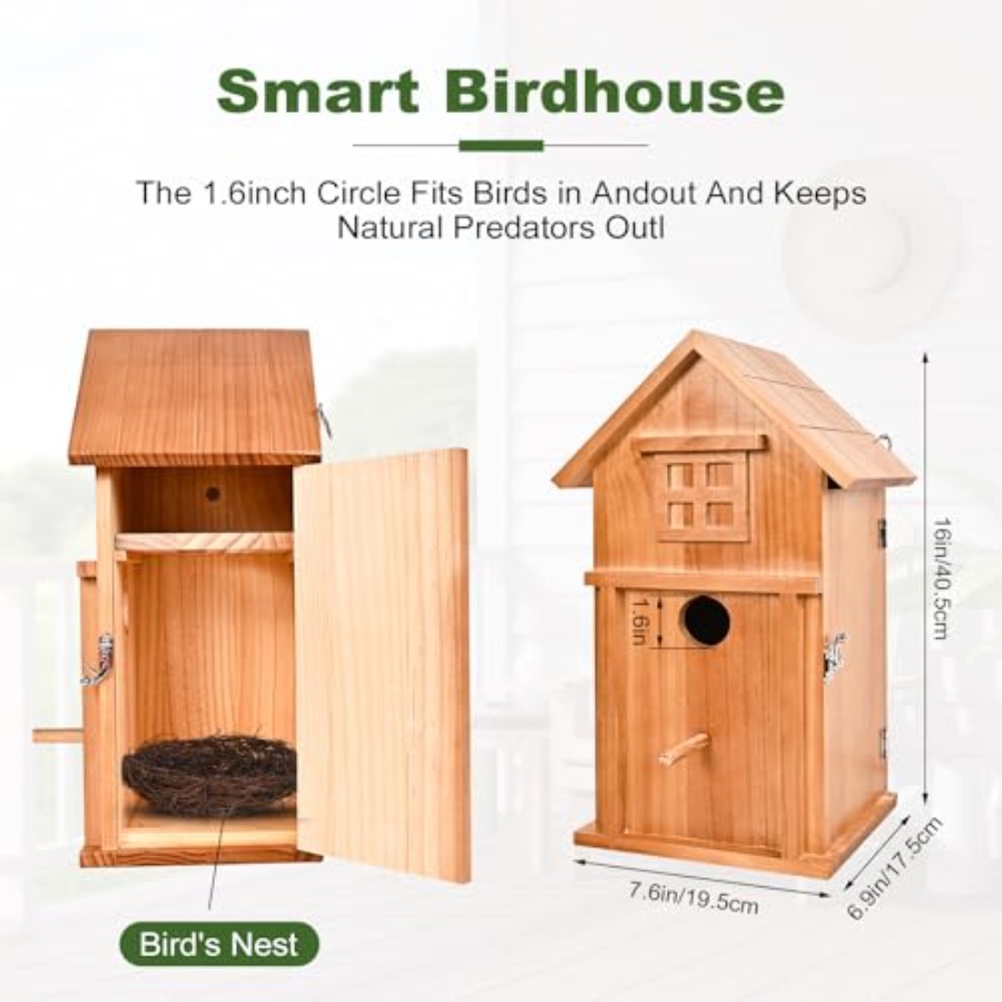 Bird House with Camera Solar P - Outdoor Power House recensie en prijs