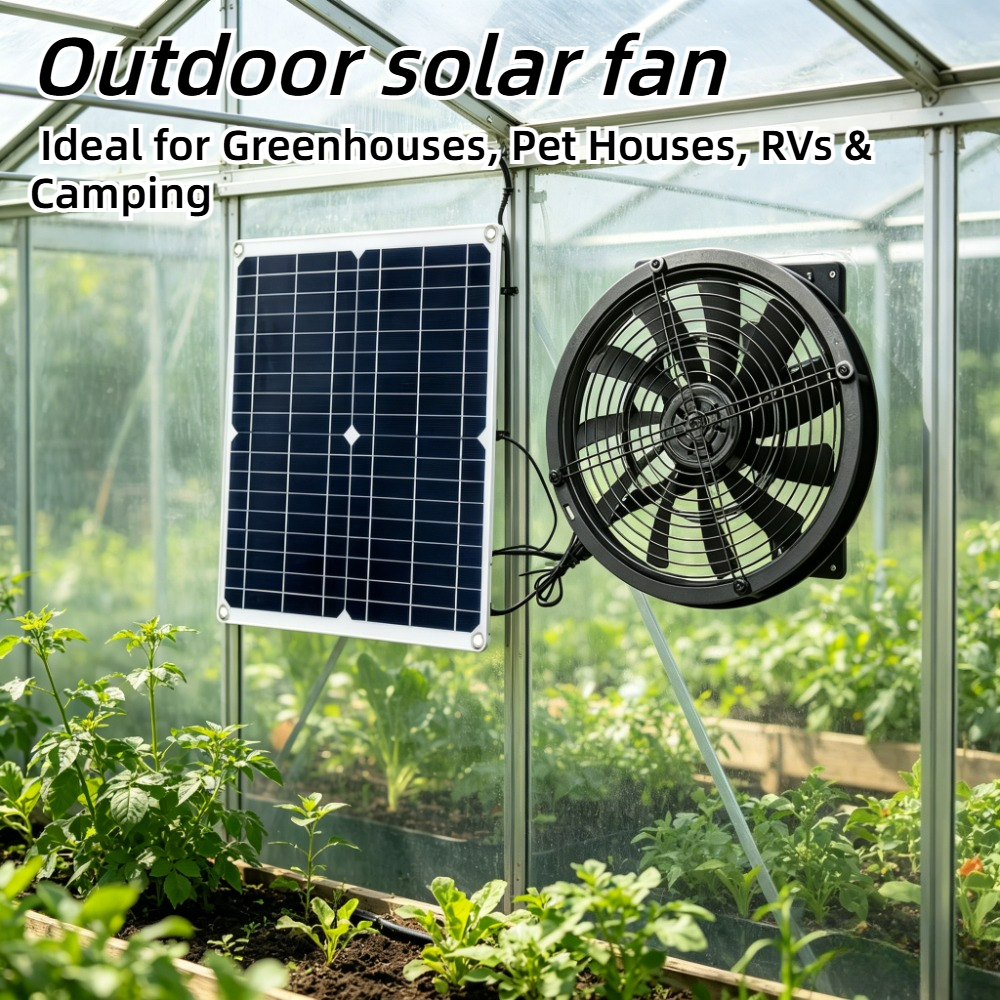 15W 25W NEW Solar Powered Exha - Outdoor Power House recensie en prijs