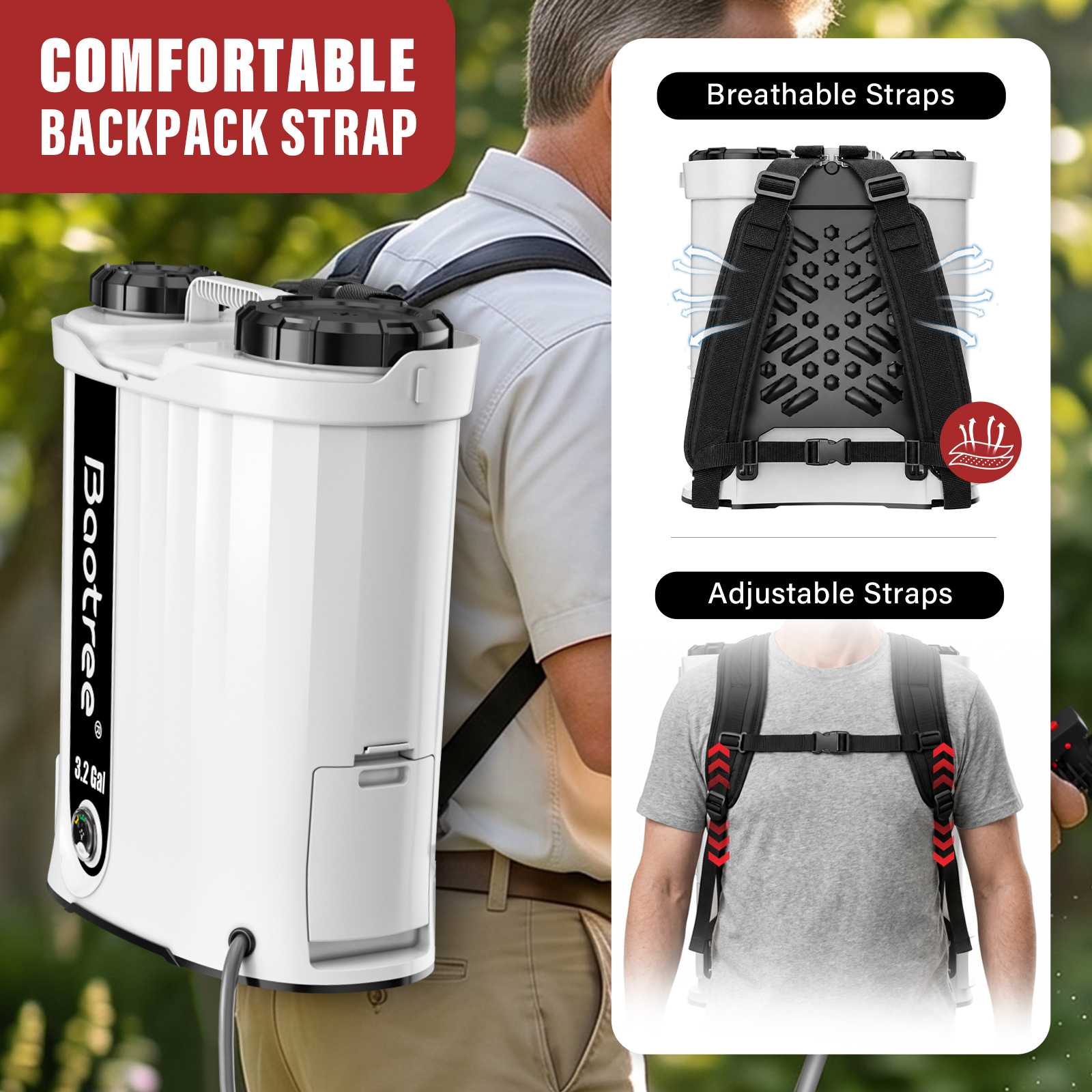 3.2/4.4 Gallon Backpack Spraye - Electric Sprayer Backpack recensie en prijs