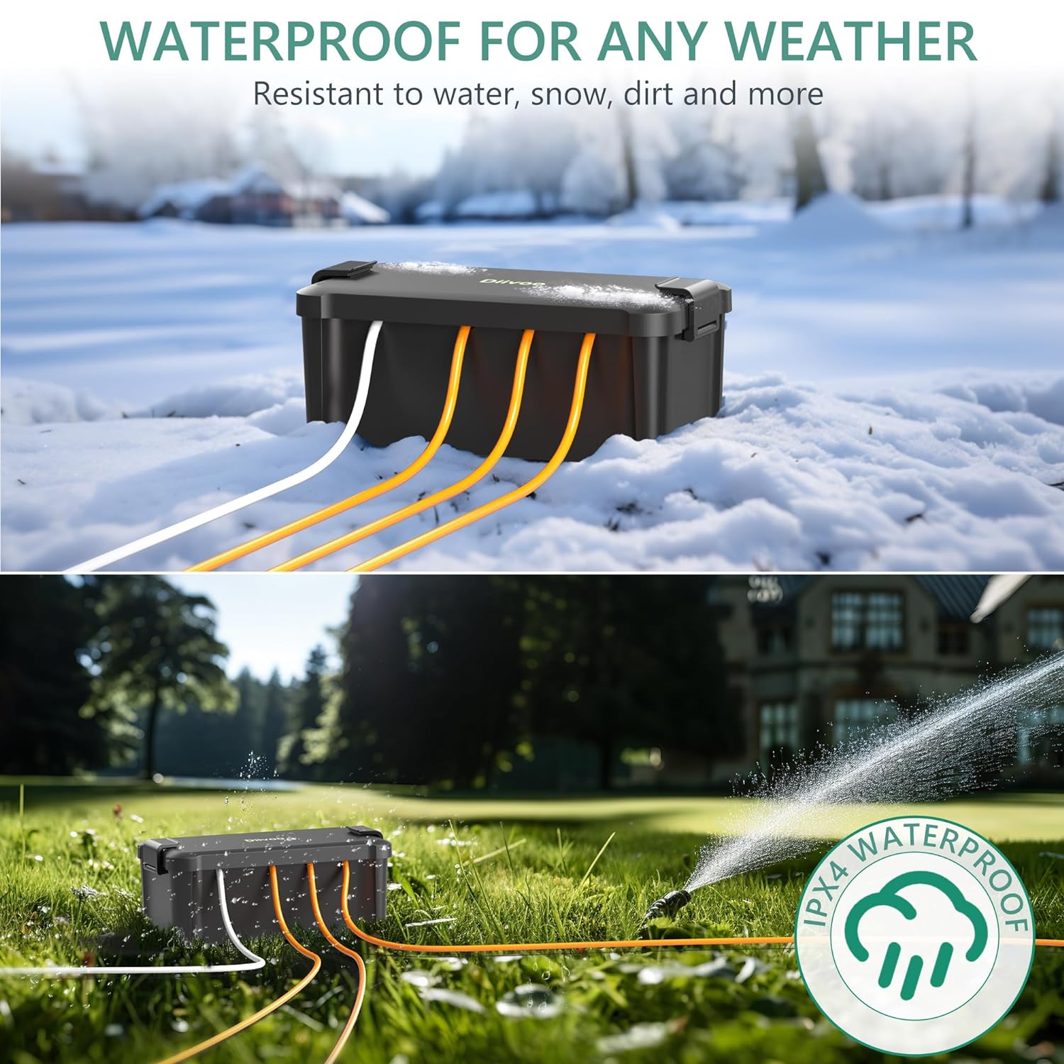 Diivoo Outdoor Waterproof Elec - Outdoor Power Outlet Extension recensie en prijs