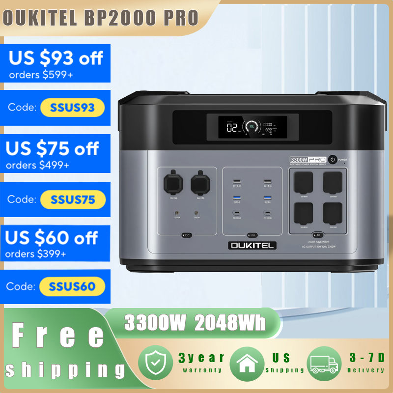 OUKITEL BP2000 PRO Portable Po - Outdoor Power Generator recensie en prijs