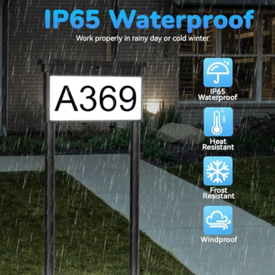 Solar House Numbers For Outsid - Outdoor Power House recensie en prijs