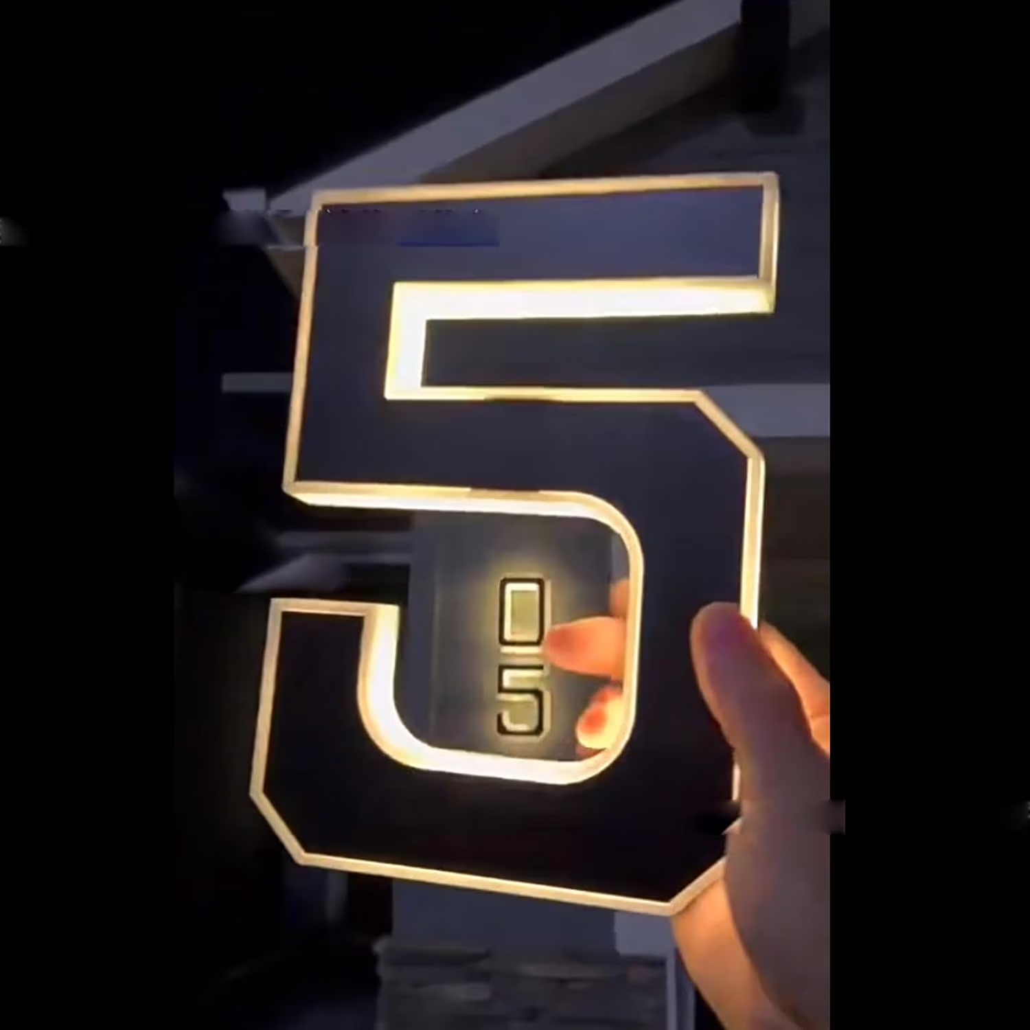 Solar LED House Number Sign Wa - Outdoor Power House recensie en prijs