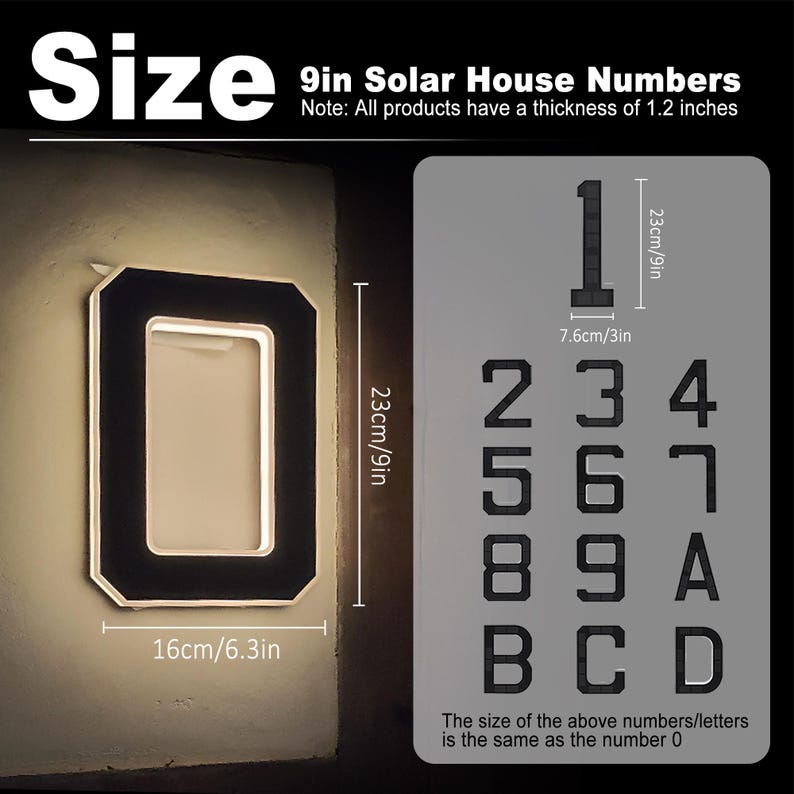 Solar LED House Number Sign Wa - Outdoor Power House recensie en prijs