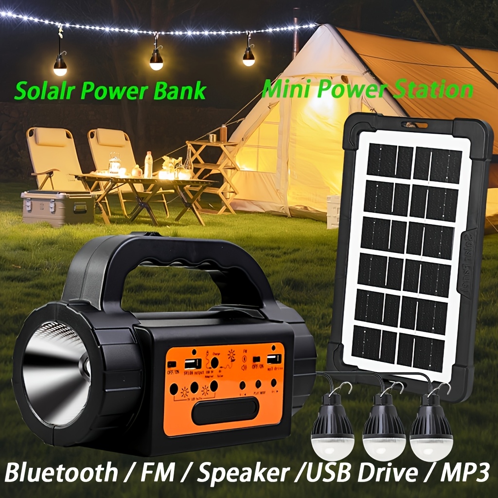 Solar Rechargeable Camping Lig - Outdoor Power Generator recensie en prijs