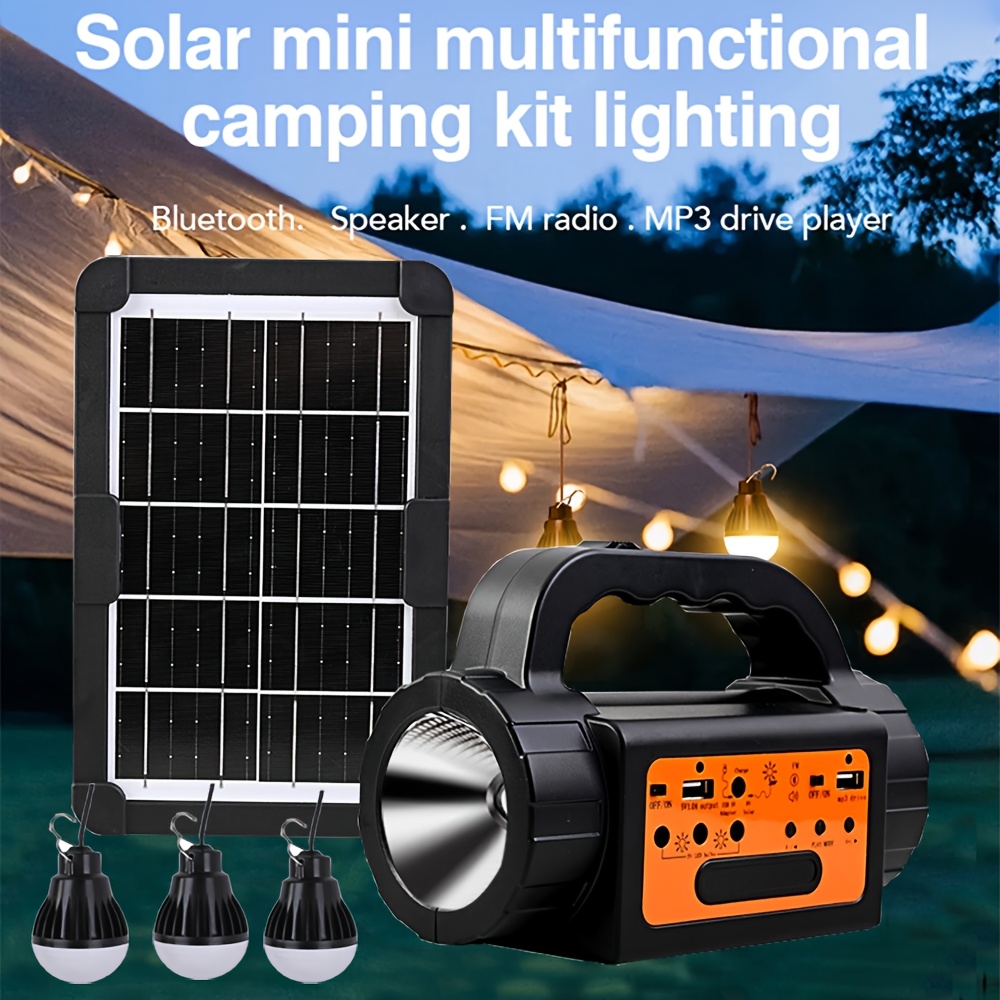 Solar Rechargeable Camping Lig - Outdoor Power Generator recensie en prijs