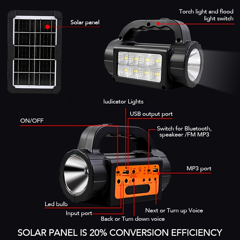 Solar Rechargeable Camping Lig - Outdoor Power Generator recensie en prijs