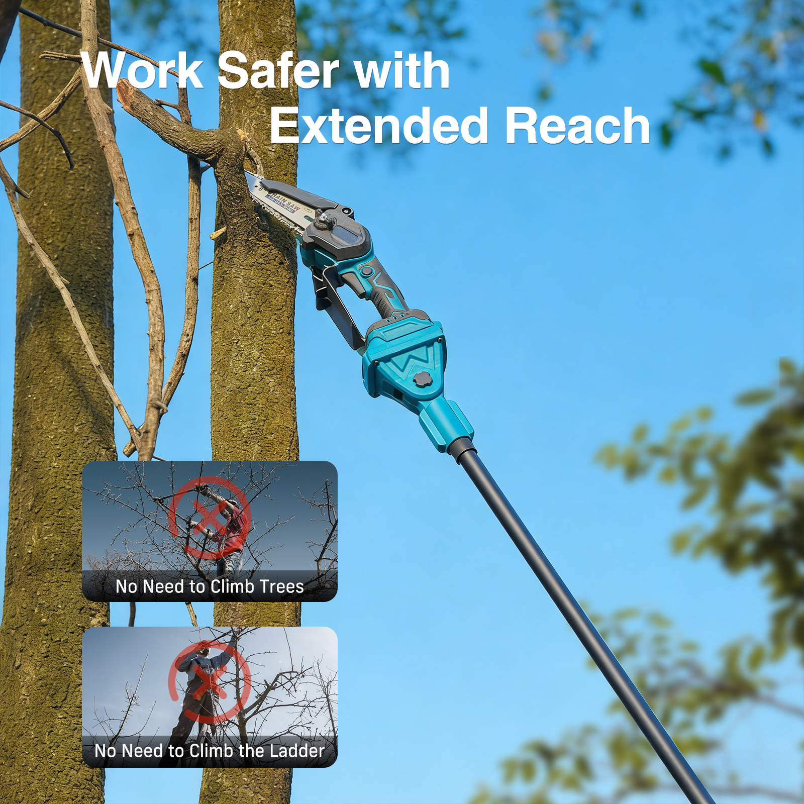 TaskStar 4-in-1 Garden Power T - Pole Saw Cordless recensie en prijs