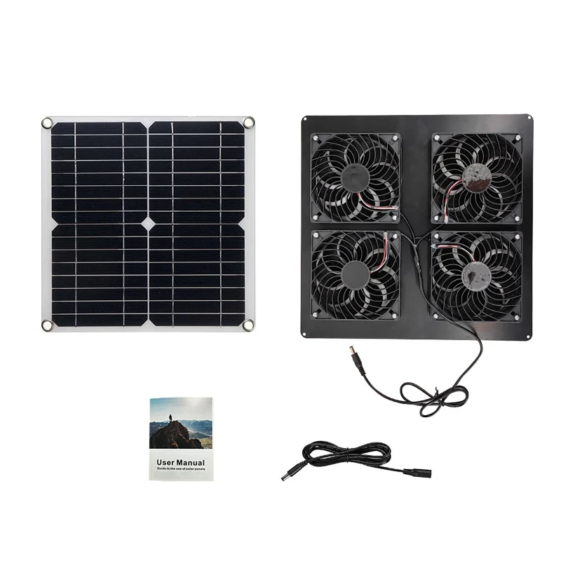 100W Solar Panel Exhaust Fan A - Outdoor Power House recensie en prijs