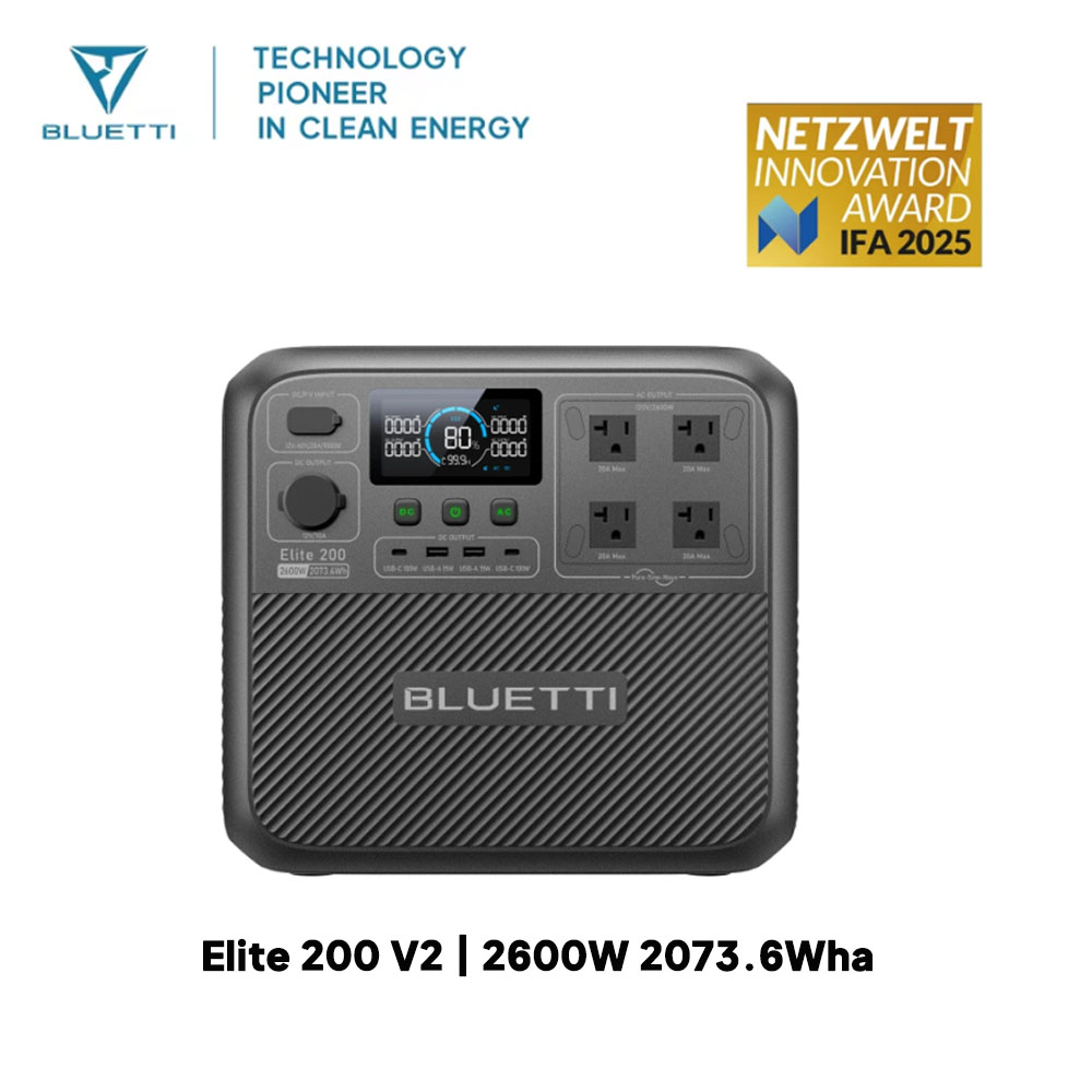 【Renew】BLUETTI Elite 200 V2 Po - Outdoor Power Generator recensie en prijs
