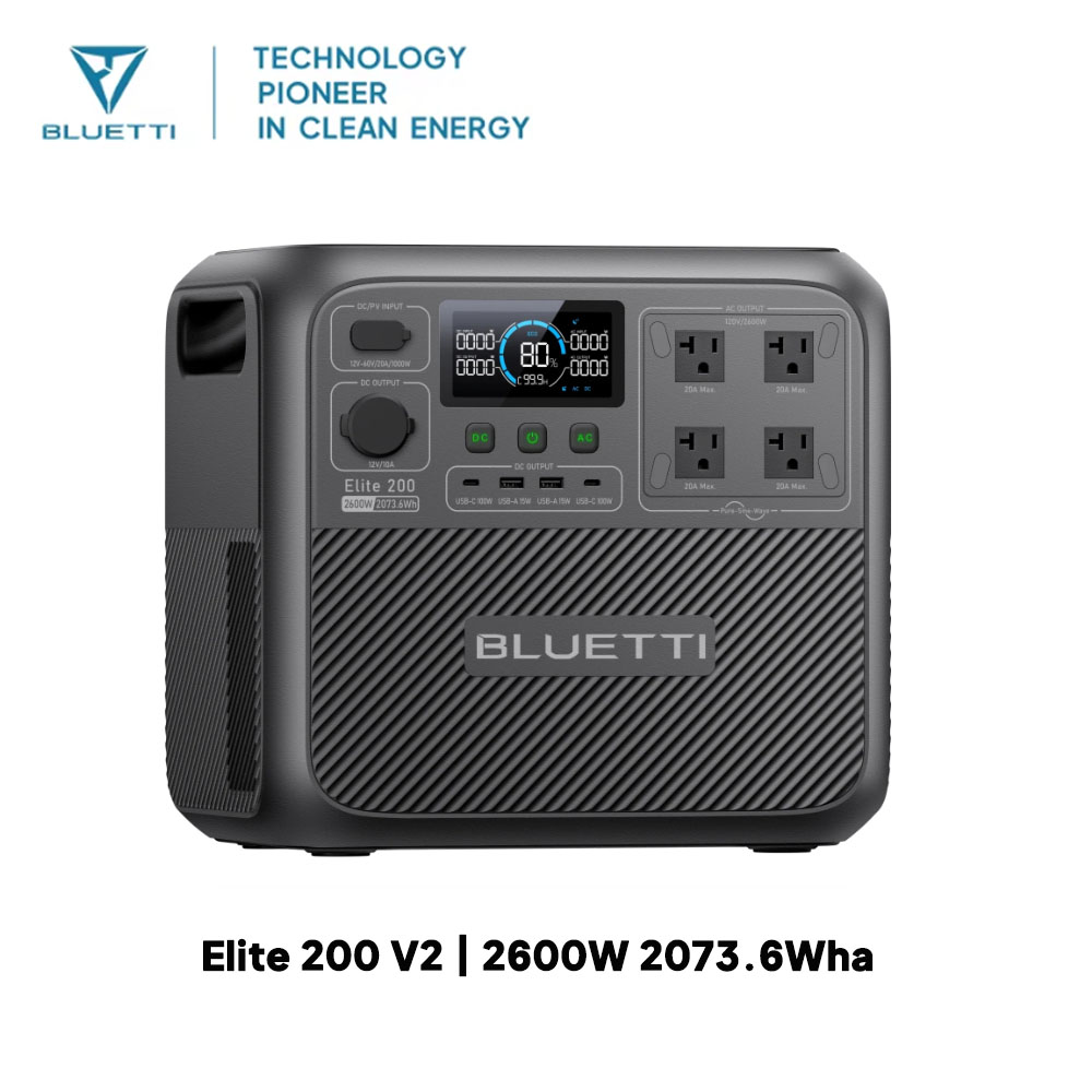 【Renew】BLUETTI Elite 200 V2 Po - Outdoor Power Generator recensie en prijs