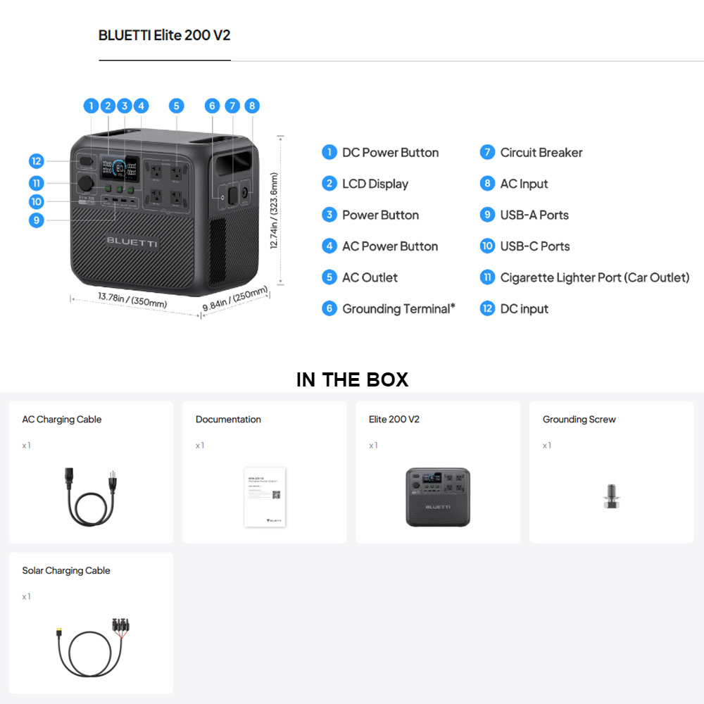 【Renew】BLUETTI Elite 200 V2 Po - Outdoor Power Generator recensie en prijs