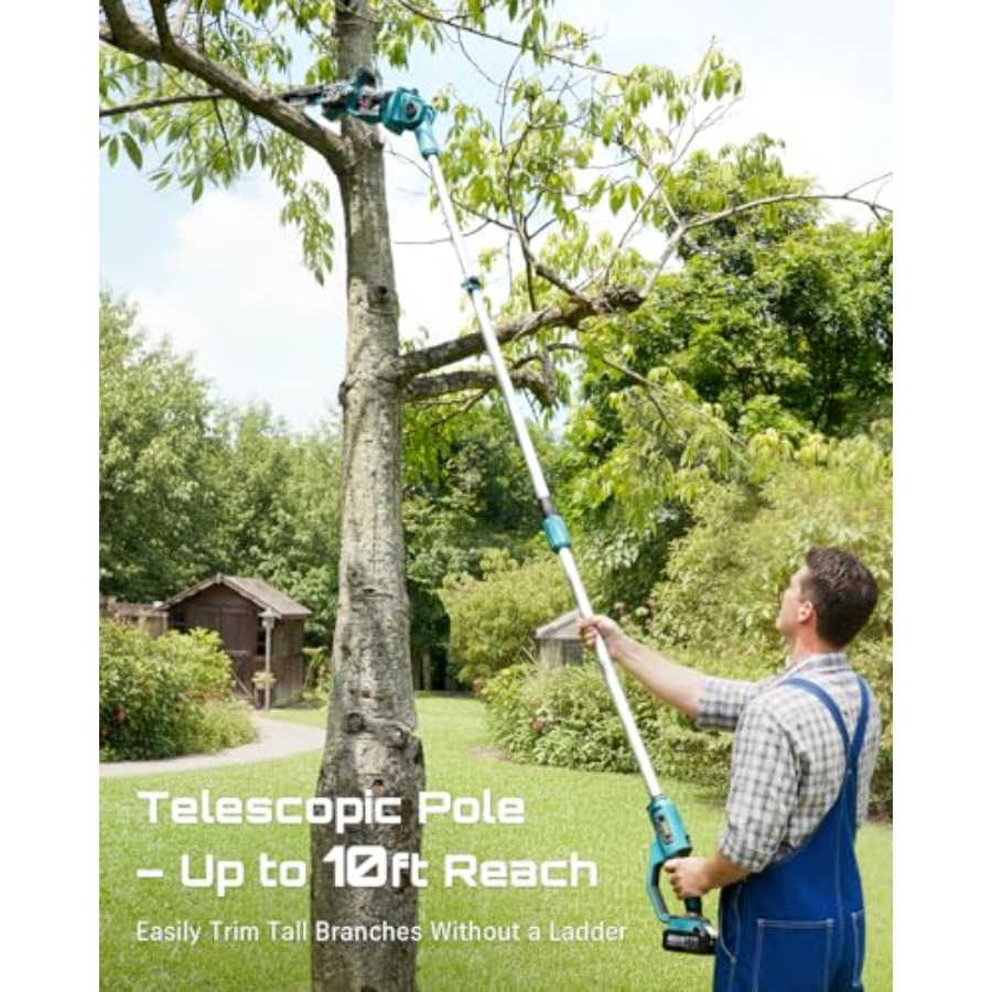 10-Inch 2-in-1 Cordless Pole S - Pole Saw Cordless recensie en prijs