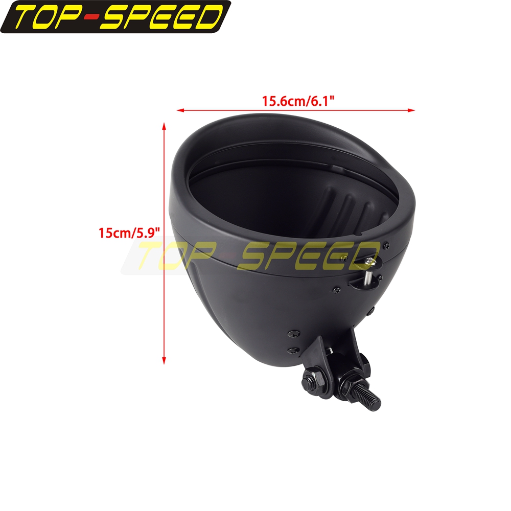 Black/Chrome Motorcycle Headla - Outdoor Power New Roads recensie en prijs