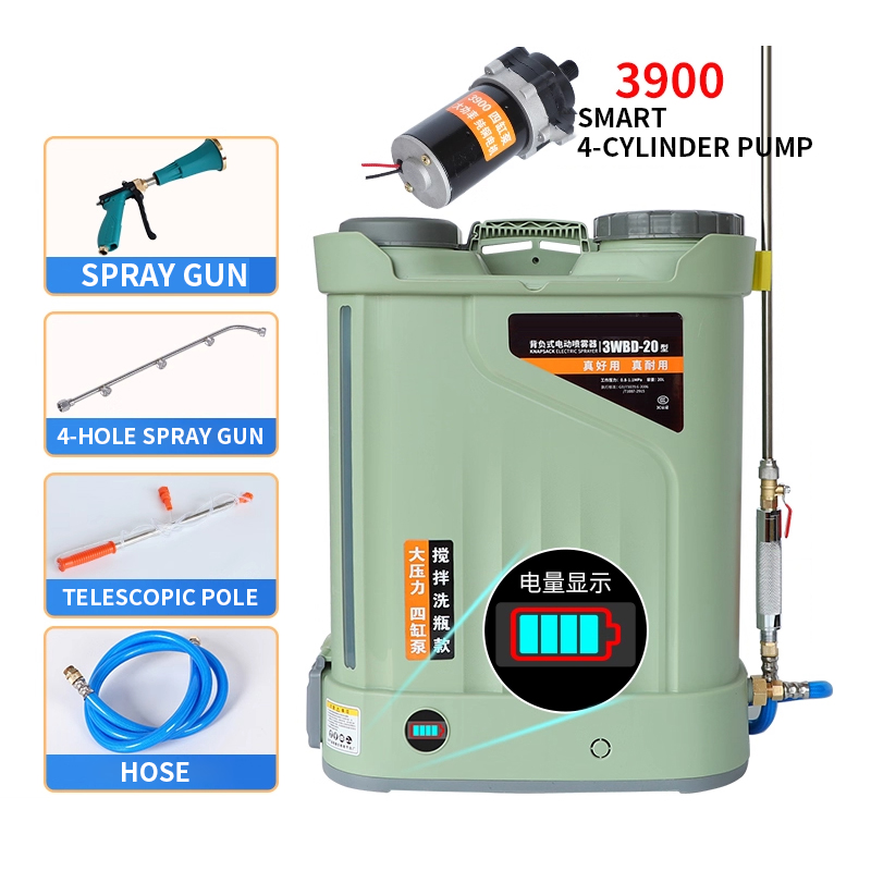 Four-cylinder Pump Agricultura - Electric Sprayer Backpack recensie en prijs