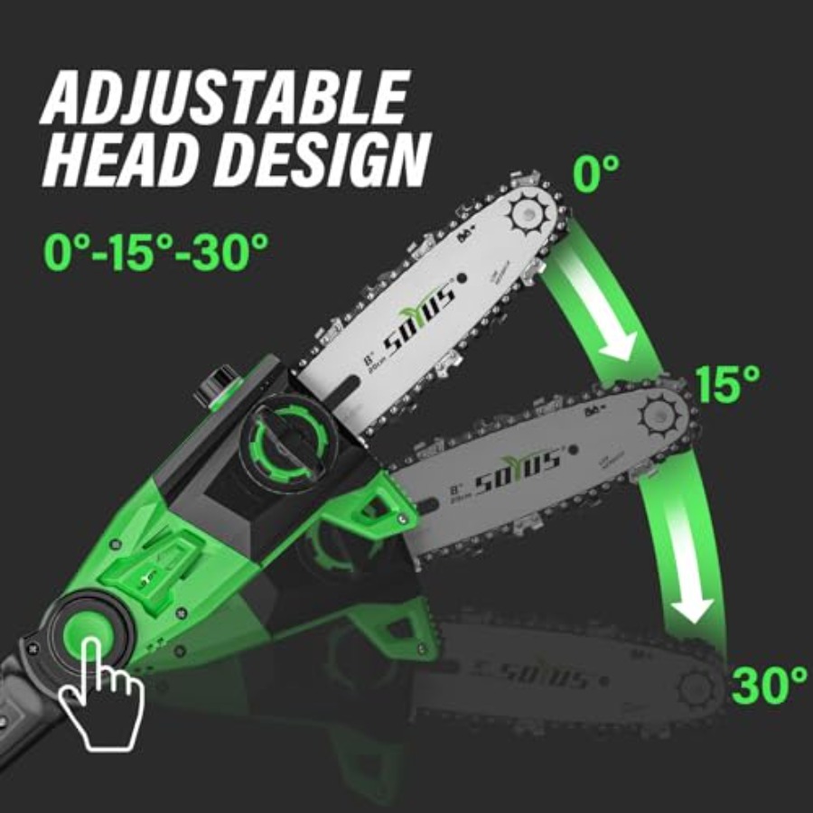Pole Saw 8Inch Cordless 15Foot - Pole Saw Cordless recensie en prijs