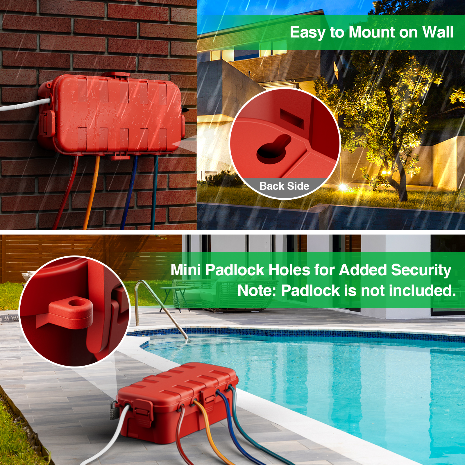 Outdoor Electrical Box Waterpr - Outdoor Power Outlet Extension recensie en prijs
