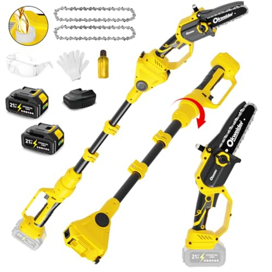 Tree trimming pole saw, alumin - Pole Saw Cordless recensie en prijs